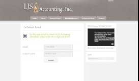 
							         GoToAssist Portal | LJS Accounting								  
							    