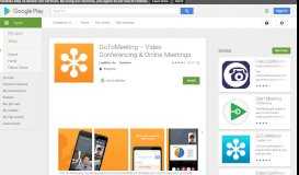 
							         GoToMeeting – Video Conferencing & Online Meetings - Apps ...								  
							    