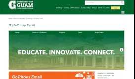 
							         GoTritons Email | University of Guam								  
							    