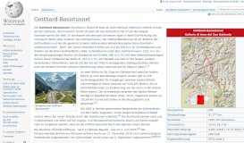 
							         Gotthard-Basistunnel – Wikipedia								  
							    