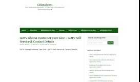 
							         GOTV Ghana Customer Care Line – GOTV Self Service & Contact ...								  
							    
