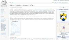 
							         Goulburn Valley Grammar School - Wikipedia								  
							    