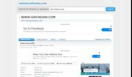 
							         gov2egov.com at WI. IIS Windows Server - Website Informer								  
							    
