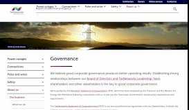 
							         Governance - TasNetworks								  
							    