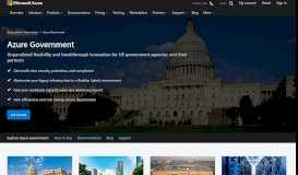 
							         Government Cloud Computing | Microsoft Azure								  
							    