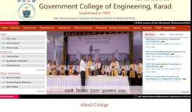 
							         Government College of Engineering, Karad								  
							    