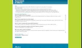 
							         Government of Alberta // Employment & Immigration Login - here								  
							    