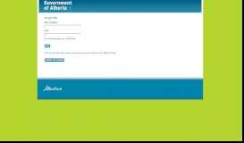 
							         Government of Alberta // Employment & Immigration Login								  
							    