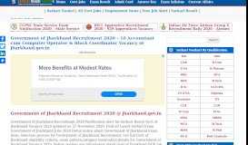 
							         Government of Jharkhand Recruitment 2019 at jharkhand.gov.in Jobs								  
							    