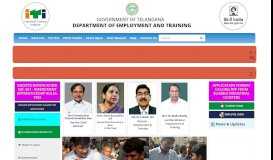
							         Government of Telangana: Department of Employment and Training								  
							    