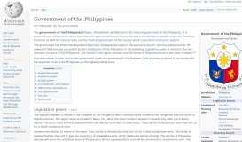 
							         Government of the Philippines - Wikipedia								  
							    