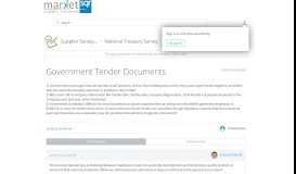 
							         Government Tender Documents - National Treasury Survey - Supplier ...								  
							    