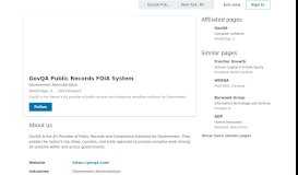 
							         GovQA Public Records FOIA System | LinkedIn								  
							    