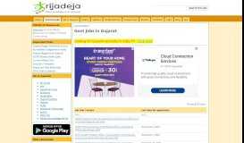
							         Govt Jobs in Gujarat - RIJADEJA.com - Where Knowledge is NOT ...								  
							    