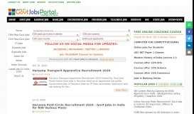
							         Govt jobs in Haryana - Govt Jobs Portal								  
							    