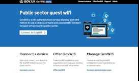 
							         GovWifi: Public sector guest wifi								  
							    