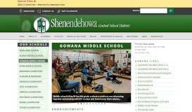 
							         Gowana Middle School | Shenendehowa Central Schools								  
							    