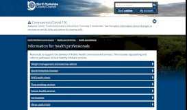 
							         GP Portal | North Yorkshire County Council								  
							    