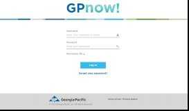 
							         GPnow | Welcome - Login - Georgia-Pacific								  
							    