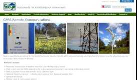 
							         GPRS Remote Communications - Skye Instruments								  
							    