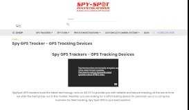 
							         GPS Tracker - Spy Spot Investigations								  
							    