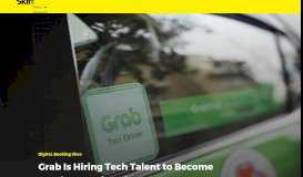 
							         Grab Is Hiring Tech Talent to Become Southeast Asia's First Super ...								  
							    