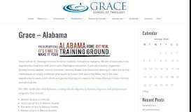 
							         Grace - Alabama - Grace School of Theology								  
							    