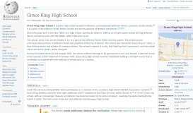 
							         Grace King High School - Wikipedia								  
							    