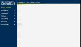 
							         Grad Dissertations and Thesis | The University of New Orleans								  
							    