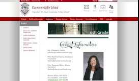 
							         Grade 6 - Clarence Central School District								  
							    