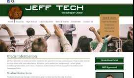 
							         Grade Information - Jeff Tech								  
							    