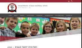 
							         Grade Level News - Sacred Hearts School								  
							    
