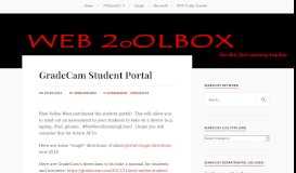 
							         GradeCam Student Portal – the Web2oOL Box								  
							    