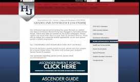 
							         Grades and Attendance (txConnect) - Hardin-Jefferson ISD								  
							    