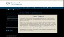 
							         Graduate Admissions | Elliott School of International Affairs | The ...								  
							    