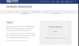 
							         Graduate Application Info & Forms - About TCNJ Graduate Programs								  
							    