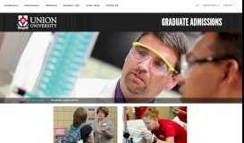 
							         Graduate Applications | Union University, a Christian College in ...								  
							    