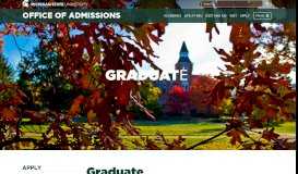 
							         Graduate | Office of Admissions | Michigan State University								  
							    