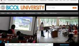 
							         Graduate School | Bicol University								  
							    