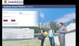 
							         Graduate School Platform (Students) - Login - Cuhk								  
							    