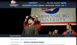 
							         Graduate - Shippensburg University								  
							    