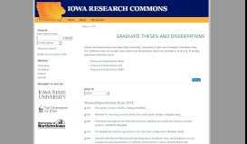 
							         Graduate Theses and Dissertations | Portal for University of Iowa, Iowa ...								  
							    
