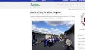 
							         Graduating Seniors Inspire | Price Elementary School								  
							    