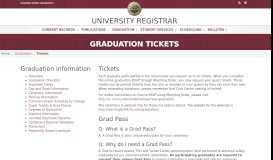 
							         Graduation Tickets - FSU Graduation - Florida State University								  
							    