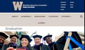 
							         Graduation | WMU Cooley Law School								  
							    