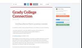 
							         Grady College Connection | Smore Newsletters for Education								  
							    