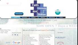 
							         Graham Healthcare and Urgent Care								  
							    