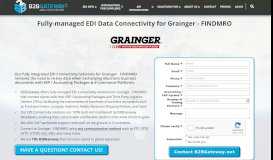 
							         Grainger FINDMRO Fully-managed EDI | B2BGateway								  
							    