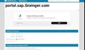 
							         Grainger - SAP NetWeaver Portal								  
							    