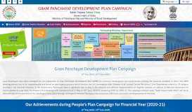 
							         GRAM PANCHAYAT DEVELOPMENT PLAN CAMPAIGN-1								  
							    